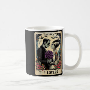 Taza De Café El Monstruo Frankenstein Y Bride Los Amantes Del T