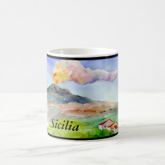 Taza De Café El monte Etna Sicilia