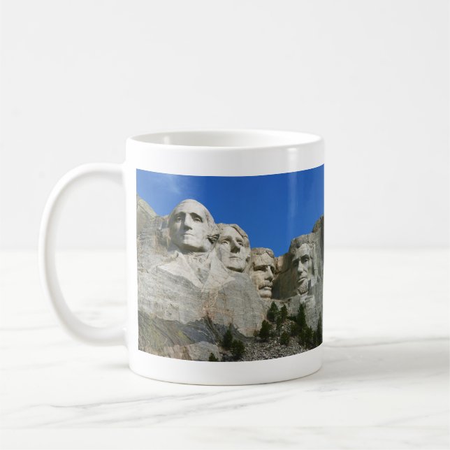Taza De Café El monumento presidencial del monte Rushmore (Izquierda)