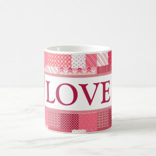 Taza De Café El mosaico de San Valentín