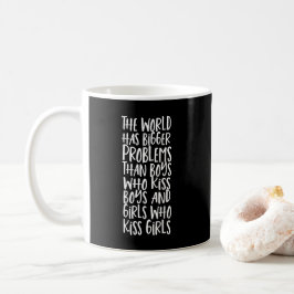 Taza De Café El mundo del arcoiris del orgullo gay tiene mayore