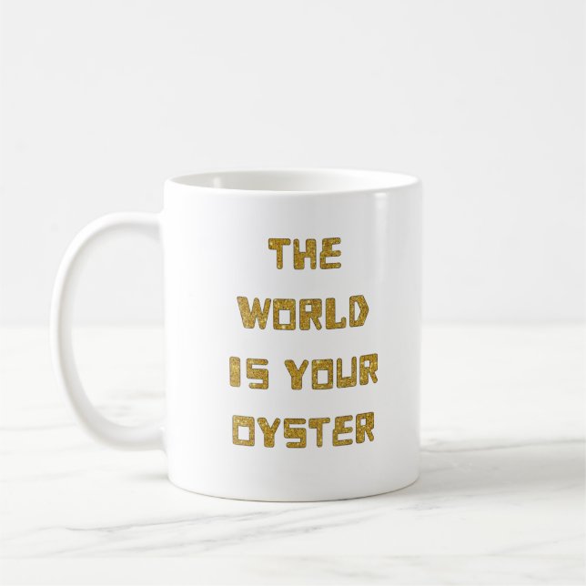 Taza De Café El mundo es tu peluca de ostión (Izquierda)