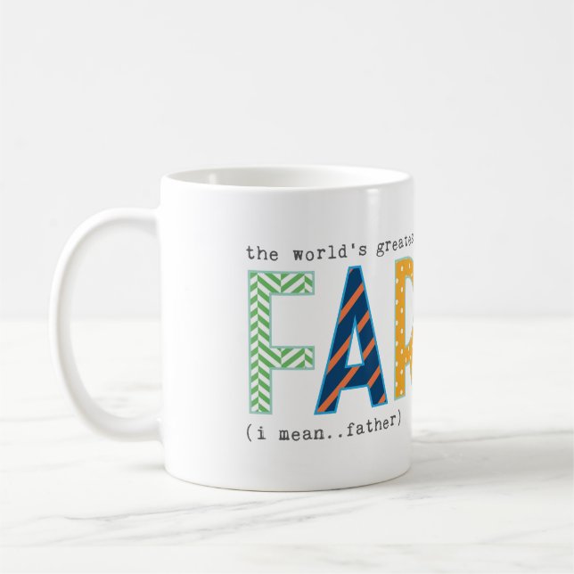 Taza De Café El mundo más grande (Día del Padre) (Izquierda)