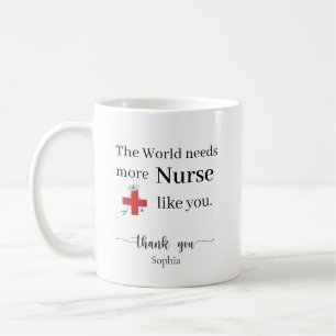 Taza De Café El Mundo Necesita Más Enfermeras Como Tú Personali