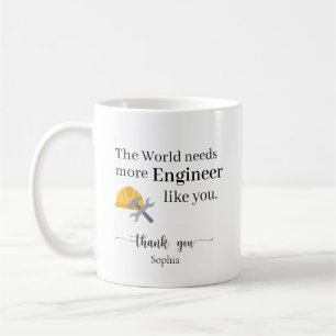Taza De Café El Mundo Necesita Más Ingenieros Como Tú Personali