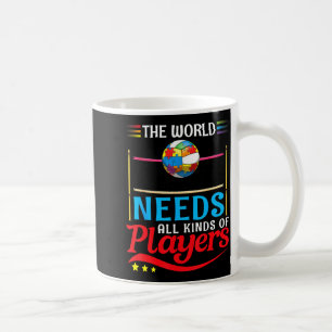Taza De Café El Mundo Necesita Todo Tipo De Jugadores De Voleib