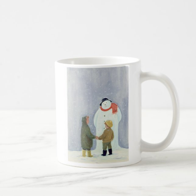 Taza De Café El muñeco de nieve (Derecha)