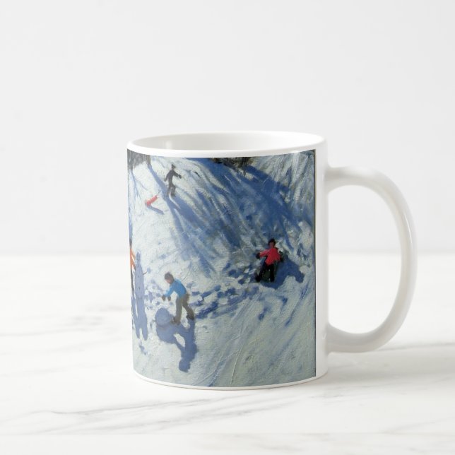 Taza De Café El muñeco de nieve 2 (Derecha)