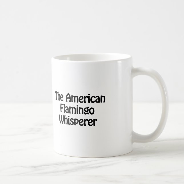 Taza De Café el murmullo flamingo americano (Derecha)