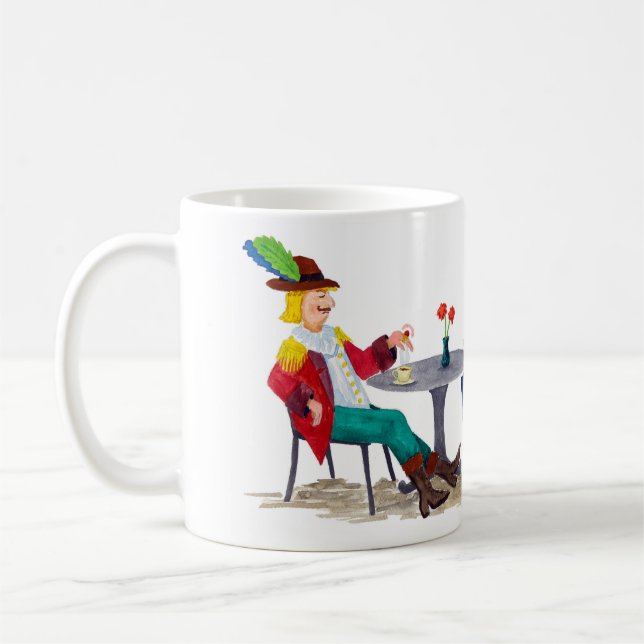 Taza De Café El muy pequeño Goo tiene té con el príncipe Rupert (Izquierda)