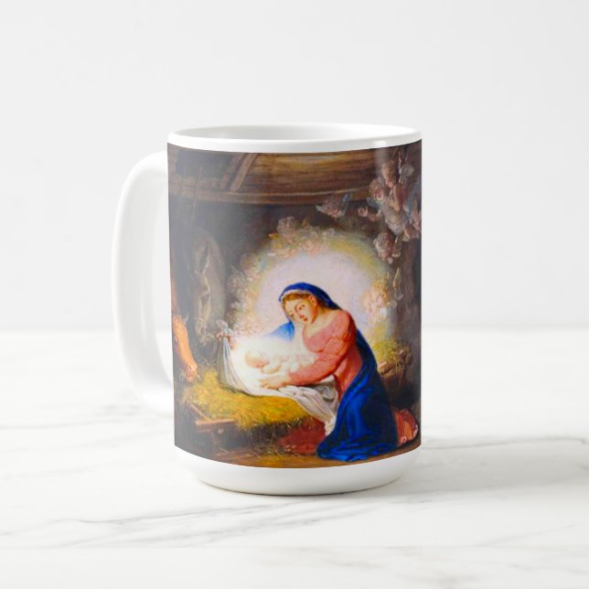 Taza De Café El Nacimiento de Cristo (Anverso izquierdo)