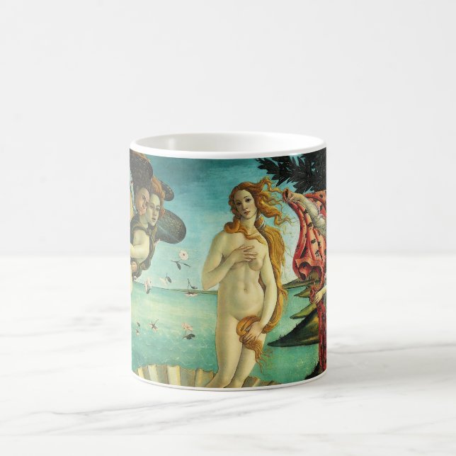Taza De Café El nacimiento de Venus de Sandro Botticelli (Centro)