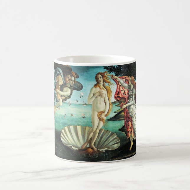 Taza De Café El nacimiento de Venus de Sandro Botticelli (Centro)