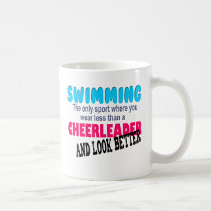 Taza De Café El nadar contra animar