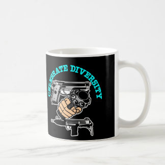 Taza De Café El negro celebra los armas de la diversidad