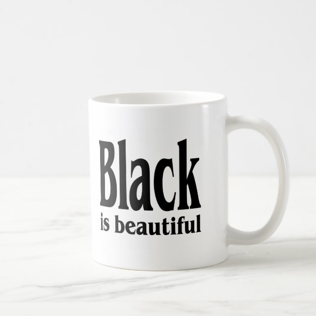 Taza De Café El negro es hermoso (Derecha)