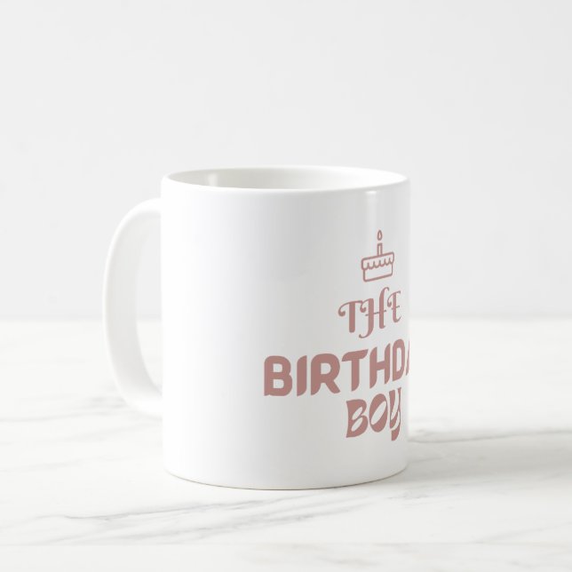 Taza De Café El niño de cumpleaños (Anverso izquierdo)