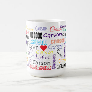Taza De Café El nombre Carson Mug