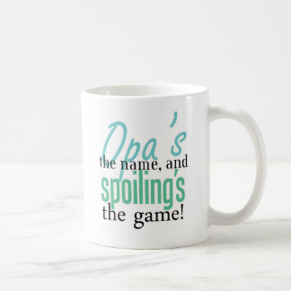 Taza De Café ¡El nombre de Opa, y estropeo del juego!