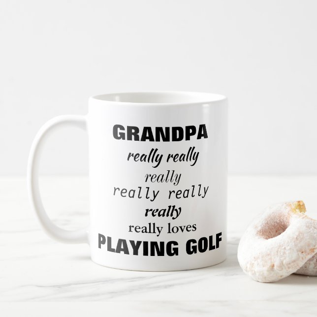 Taza De Café El nombre realmente le gusta (o le encanta) Asunto (Con donut)