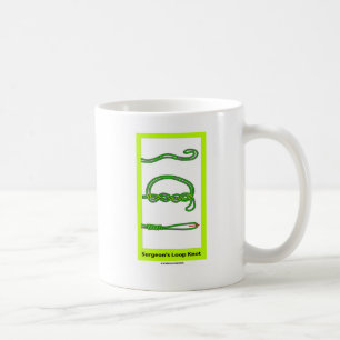 Taza De Café El nudo de bucles del cirujano