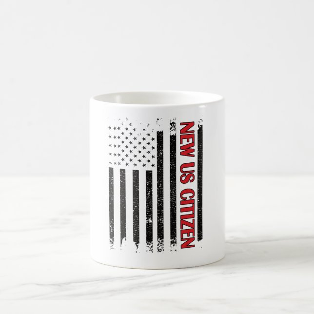 Taza De Café El nuevo ciudadano estadounidense se enorgullece d (Centro)