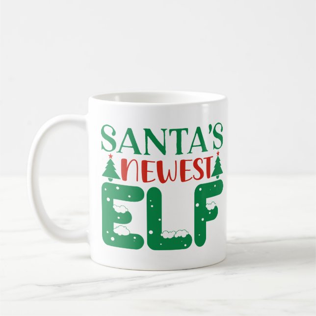 Taza De Café El nuevo elfo de Santa (Izquierda)