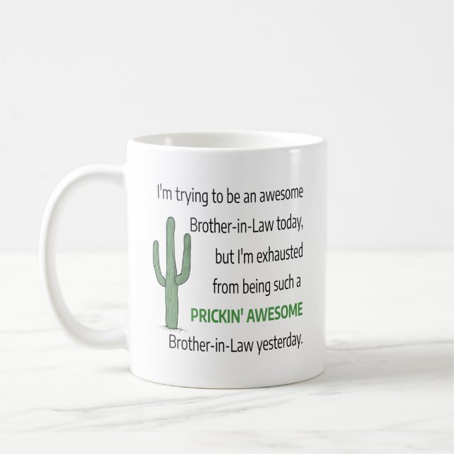 Taza De Café El nuevo futuro del Hermano en Derecho (Izquierda)