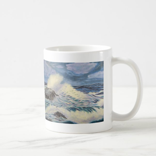 Taza De Café El océano - Una fuerza de la naturaleza (Derecha)