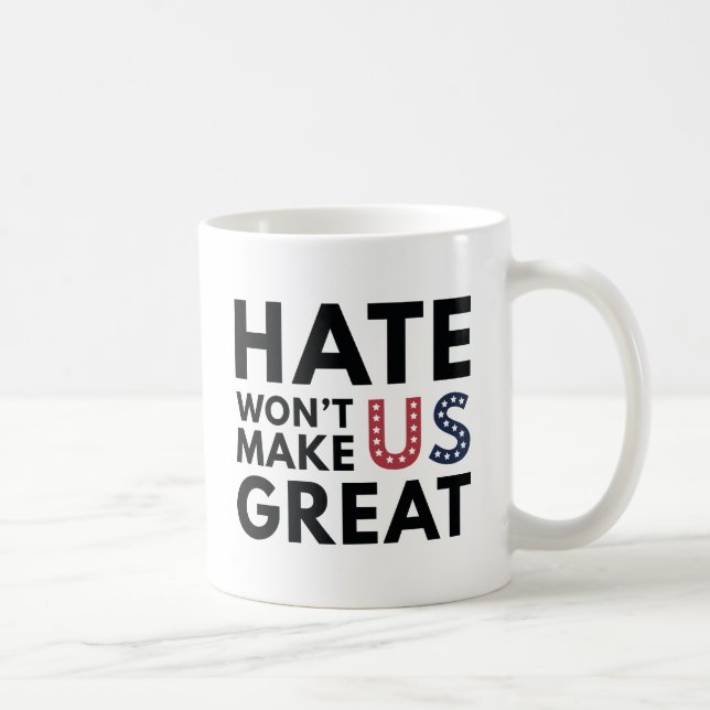 Taza De Café El odio no nos hará grandes (Derecha)
