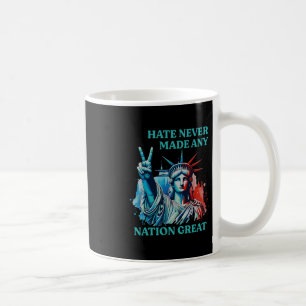 Taza De Café El odio nunca hizo grande a ninguna nación Paz Ant