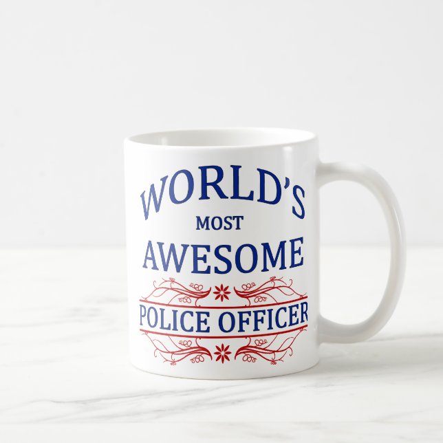 Taza De Café El oficial de policía más impresionante del mundo (Derecha)