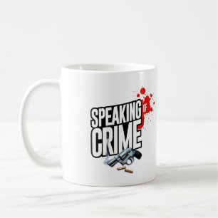 Taza De Café El oficial hablando de crimen