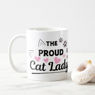 Taza De Café El orgulloso propietario del Mascota de la dama de