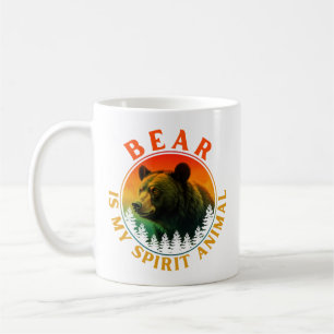 Taza De Café El oso es mi animal espiritual