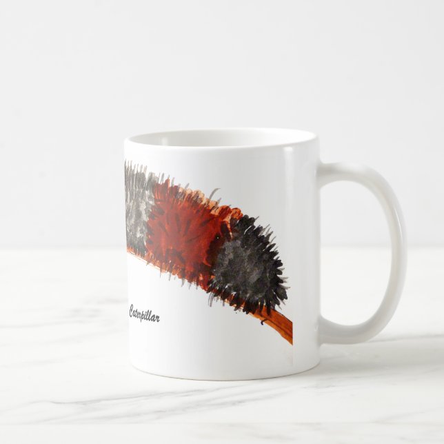 Taza De Café El oso lanoso Caterpillar asalta (Derecha)