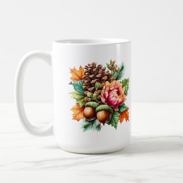 Taza De Café El Otoño Es Hermosa Mug (Izquierda)