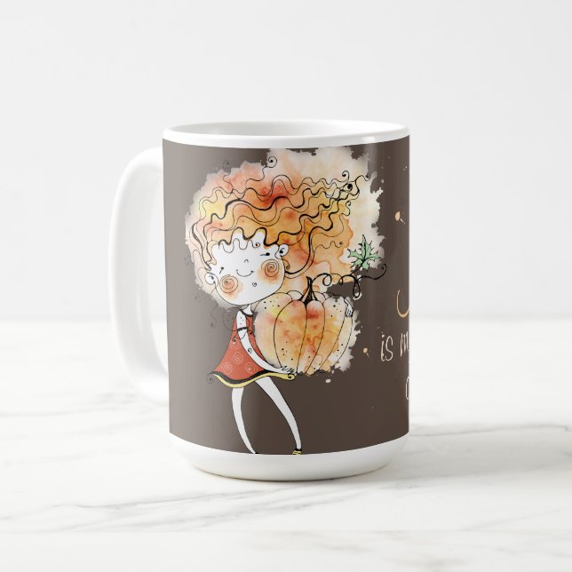 Taza De Café El Otoño Es Mi Whimsical Favorito (Anverso izquierdo)