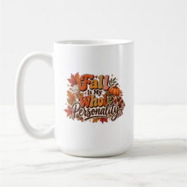 Taza De Café El Otoño Es Toda Mi Personalidad Retro Café De Oto