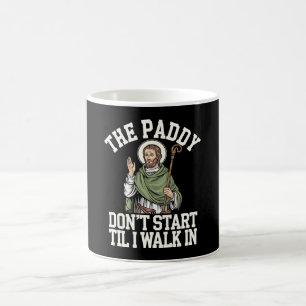 Taza De Café El Paddy no empieza hasta que yo entre Funny Irish