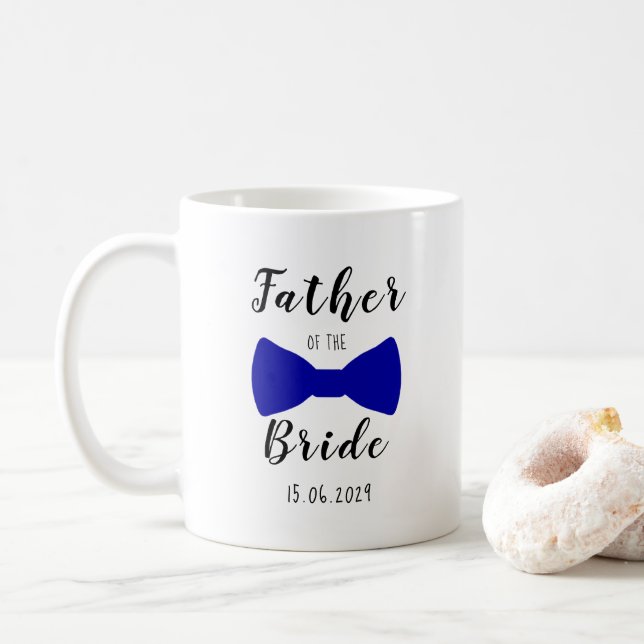 Taza De Café El padre de la novia personalizado (Con donut)