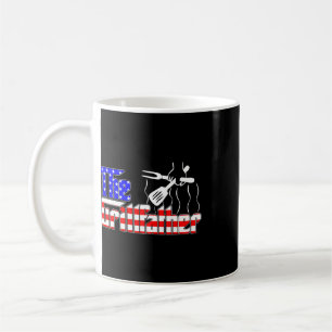 Taza De Café El padre de la parrilla 4 de julio divertido parri