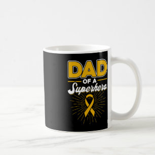 Taza De Café El Padre Del Cáncer Infantil De Una Cinta Superhér