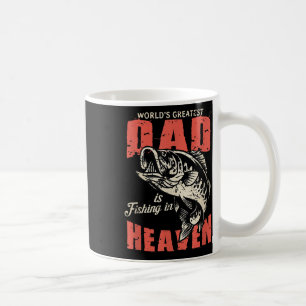 Taza De Café El Padre Más Grande Del Mundo Está Pescando En El
