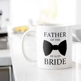 Taza De Café El padre moderno de la novia Bowtie