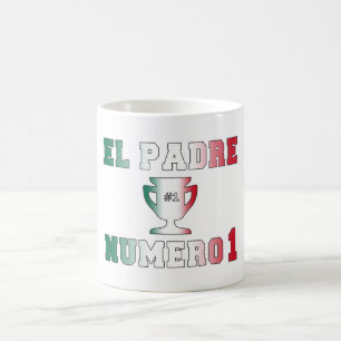 Taza De Café EL Padre Número 1 papá #1 en el día de padre