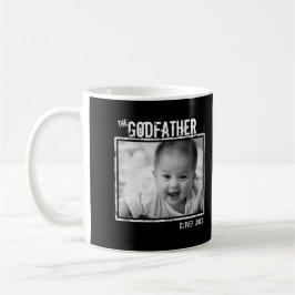 Taza De Café El padrino | Foto y nombre personalizados