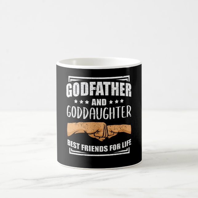 Taza De Café El padrino, hija diosa y regalo de padrino (Centro)