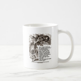 Taza De Café El país de las maravillas Alicia va entre cita