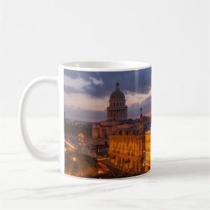 Taza De Café El paisaje urbano al atardecer, La Habana, Cuba